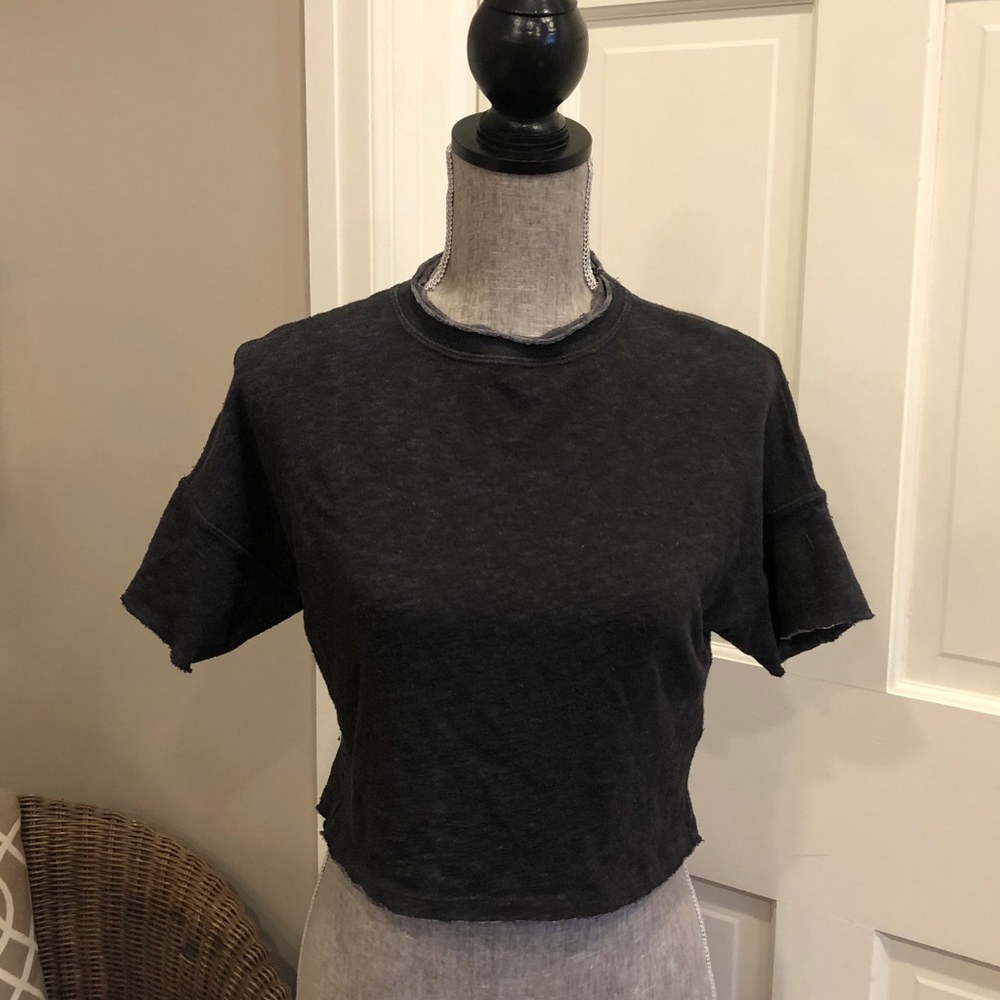 Urban Outfitters BDG Cropped Gray Tee